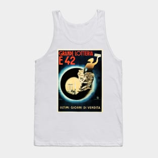 GRAND LOTTERY E 42 Hurry Last Day! by Buffoni Spreafico, Vintage Italian Advertisement Tank Top